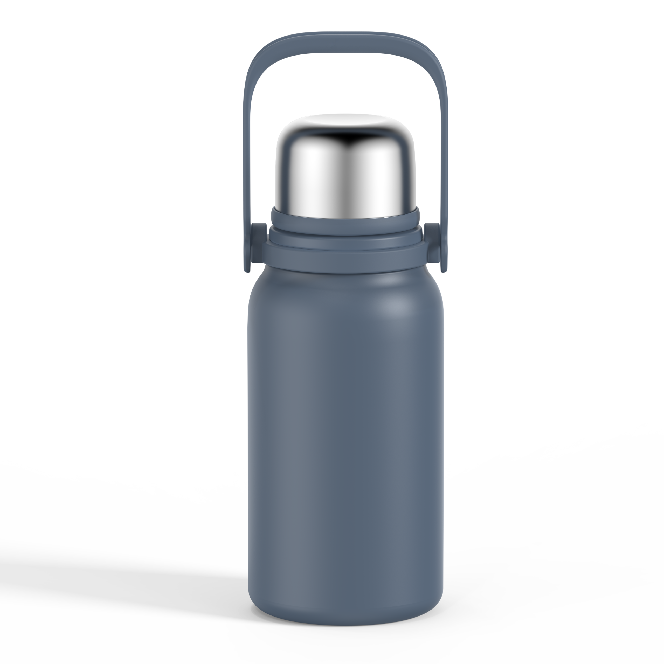 Vacuum Bottle With Push Button Stopper