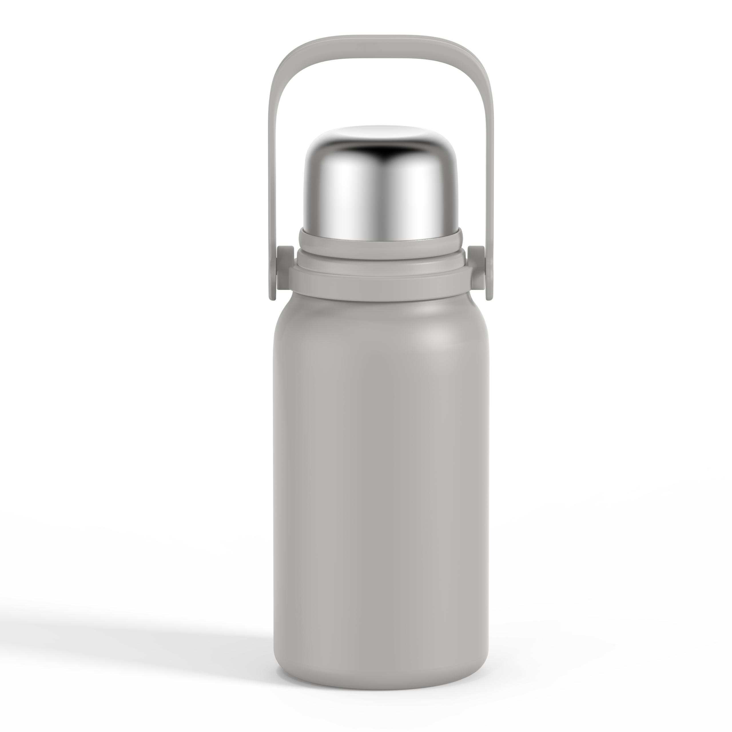 Vacuum Bottle With Push Button Stopper