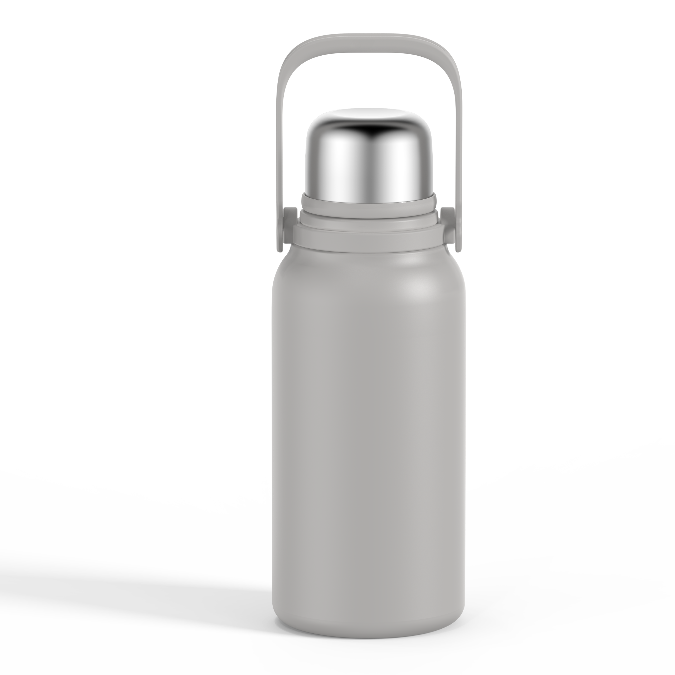 Vacuum Bottle With Push Button Stopper