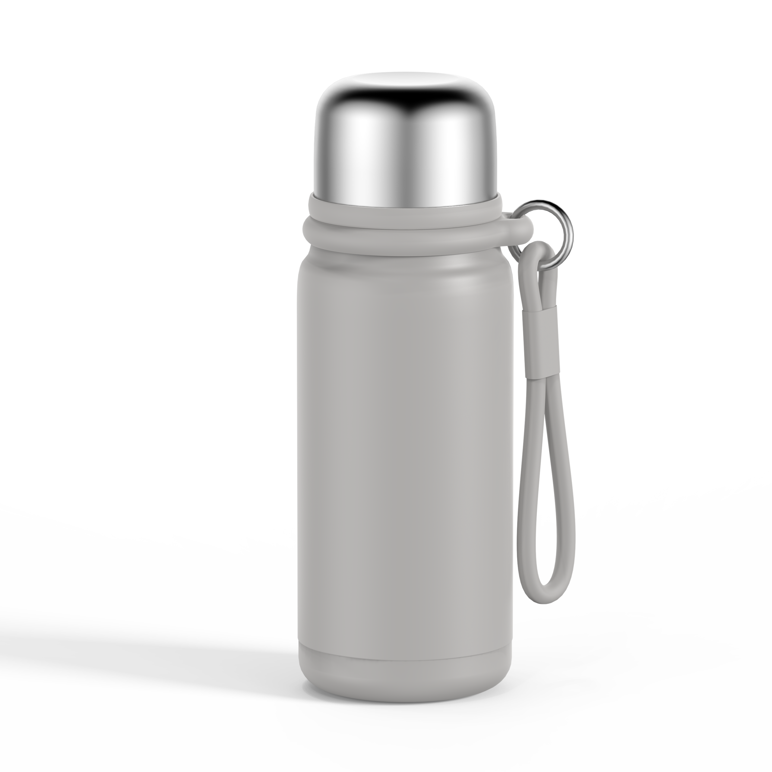 Vacuum Bottle With Push Button Stopper