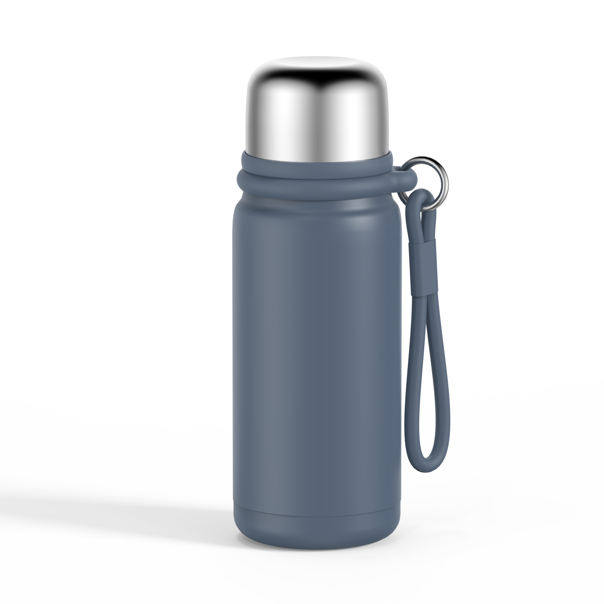 Vacuum Bottle With Push Button Stopper