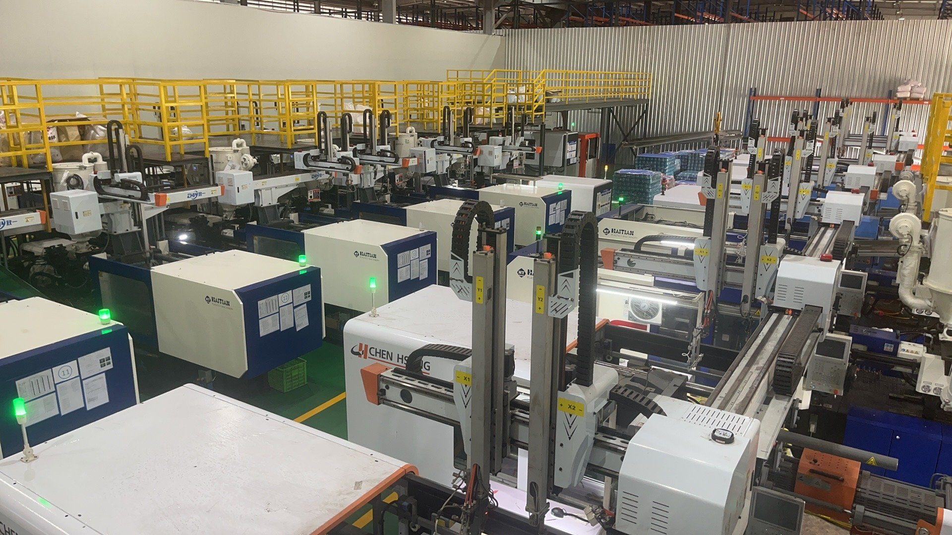 Automated production line at the Feiyang factory